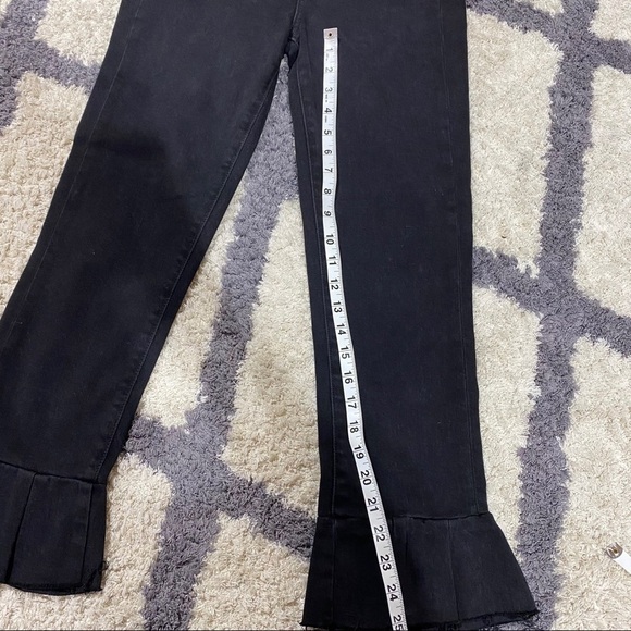 NWT PAIGE Rafaela Ruffle Hem High Waist Skinny Jeans - Picture 10 of 13